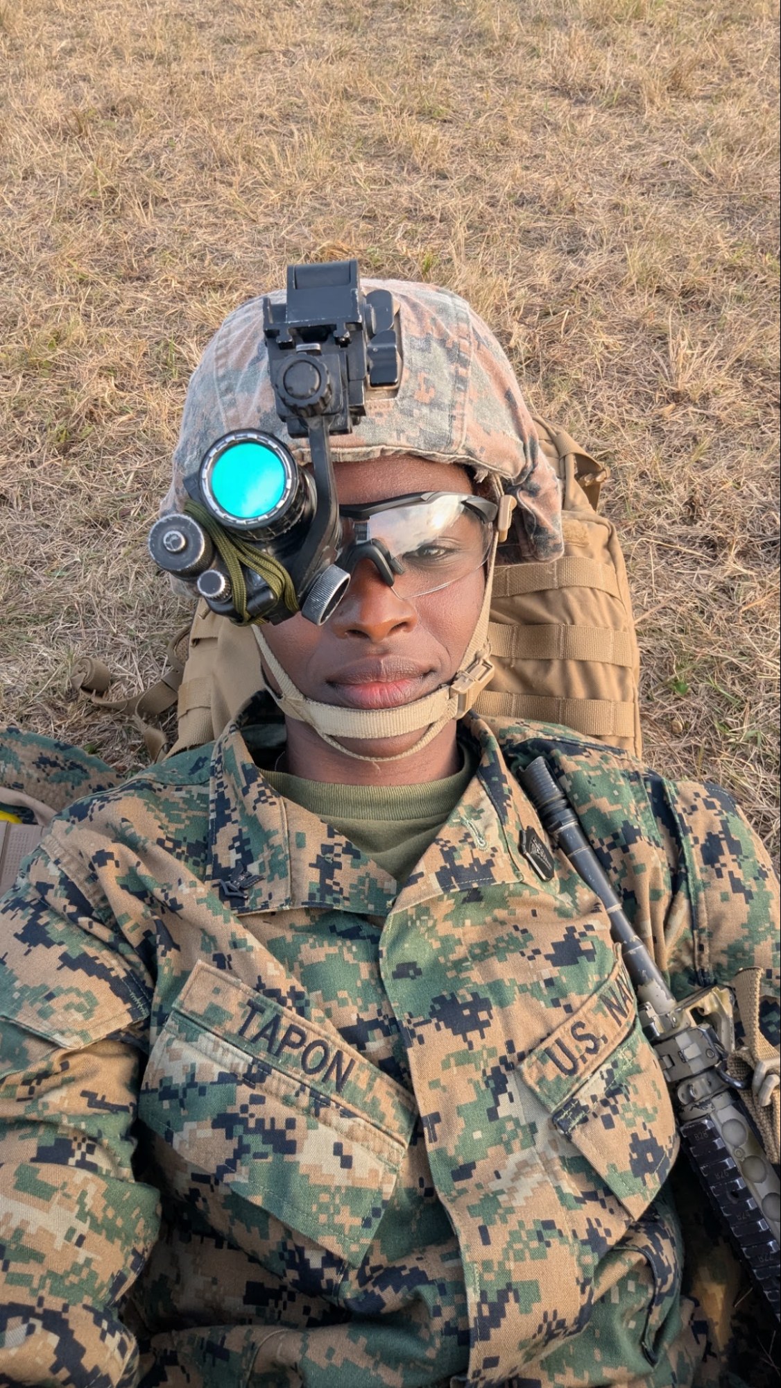 Night vision goggles.